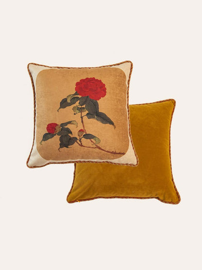 Loquat Blossom Bird Pillow Cover