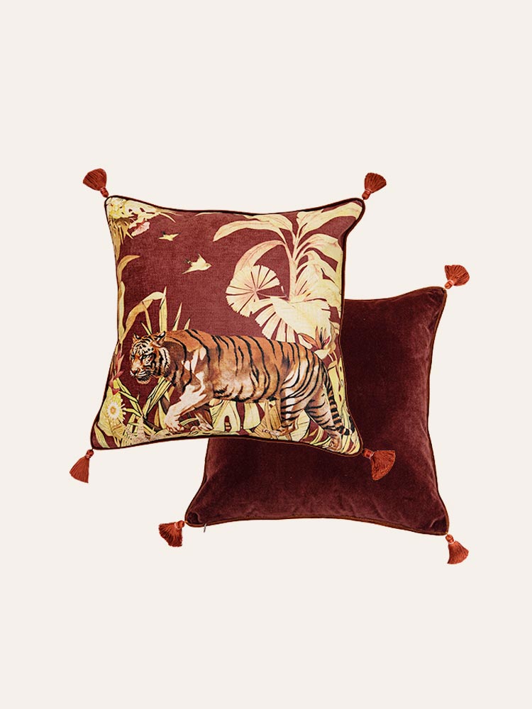 Regal Tiger Pillow Cover