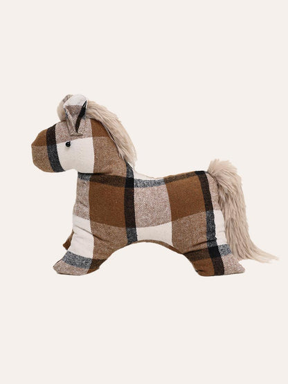 Plaid Pony Pillow