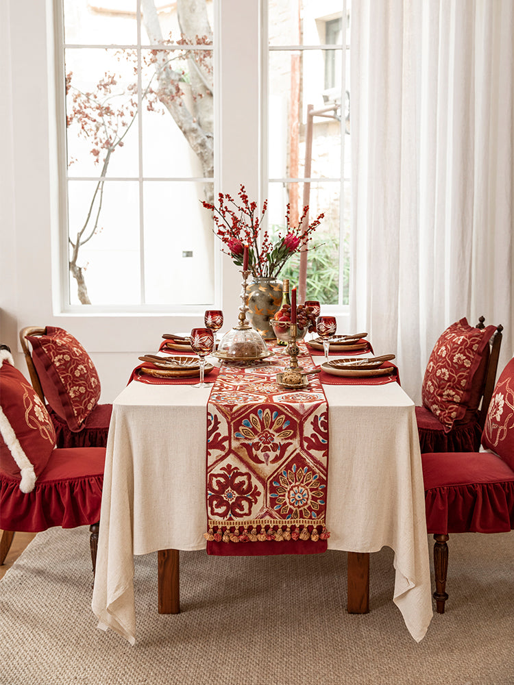 Medallion Bohemian Table Runner