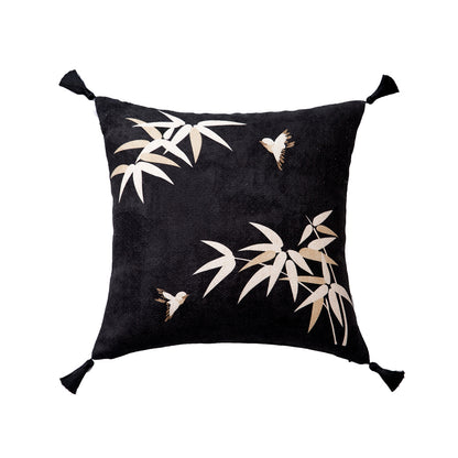 Bambora Oriental Bamboo Black Body Pillow Cover