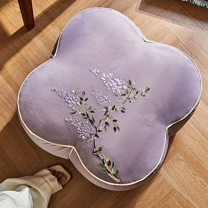 Nabis Embroidery Flower Living Room Sofa  Pouf Cover