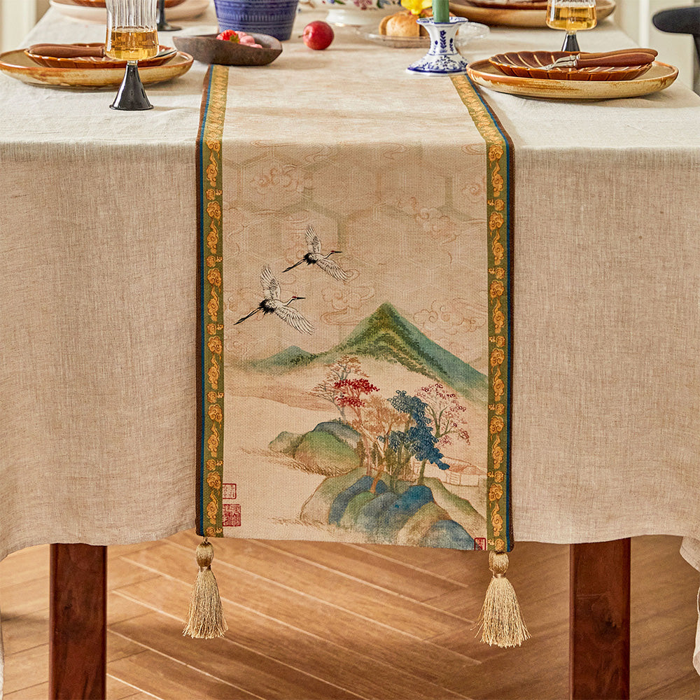 Nabis Oriental Classical Advanced Atmosphere Custom Table Runner