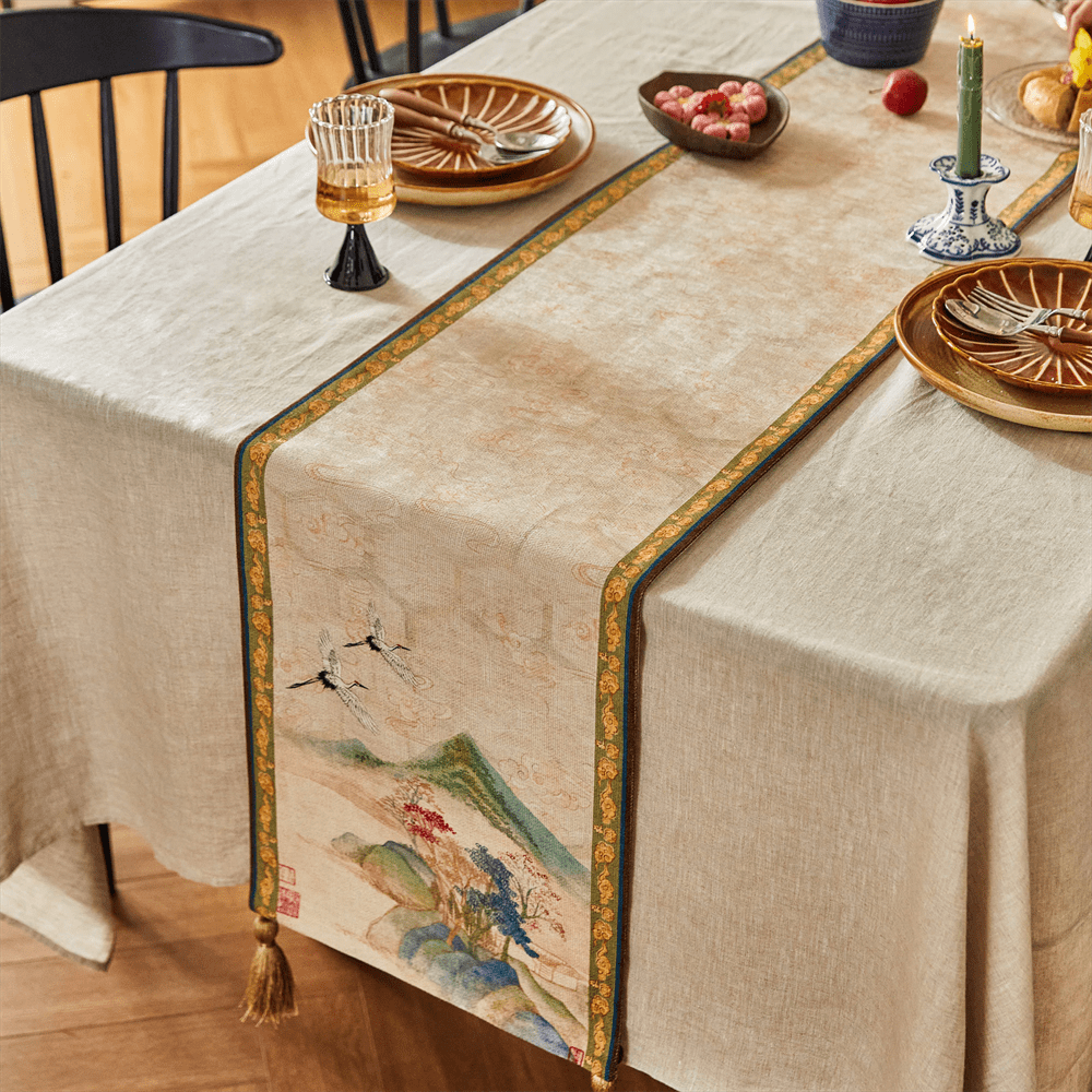 Nabis Oriental Classical Atmosphere Custom Table Runner