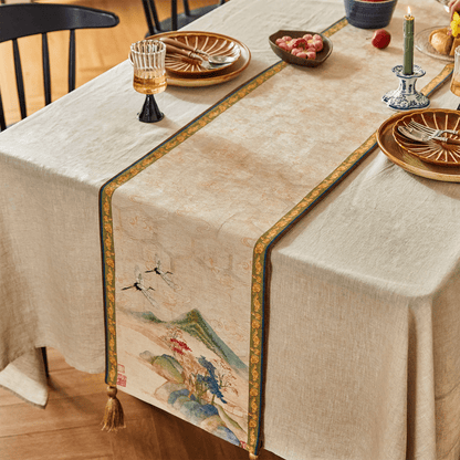 Nabis Oriental Classical Atmosphere Custom Table Runner