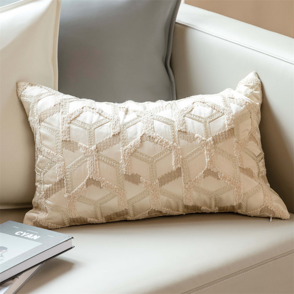Elizabeth Jacquard Pillow Cover in Modern Light Luxury Style NabisFabric