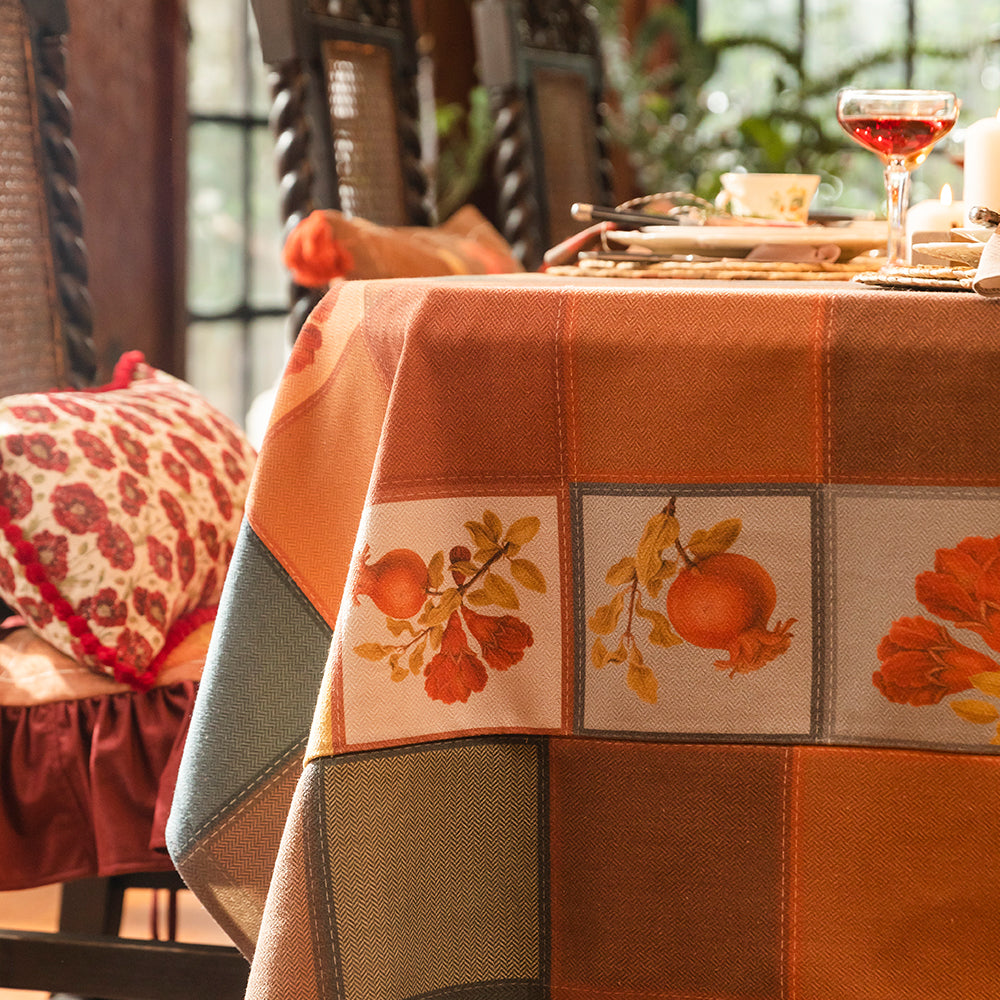 Pomegranate Waterproof Tablecloth