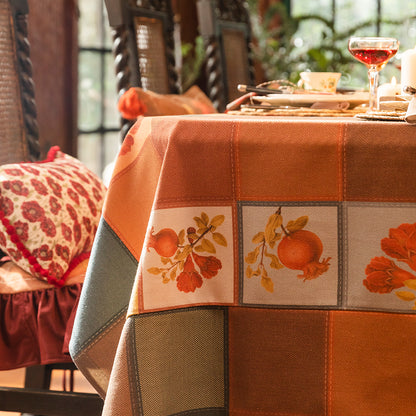 Pomegranate Waterproof Tablecloth