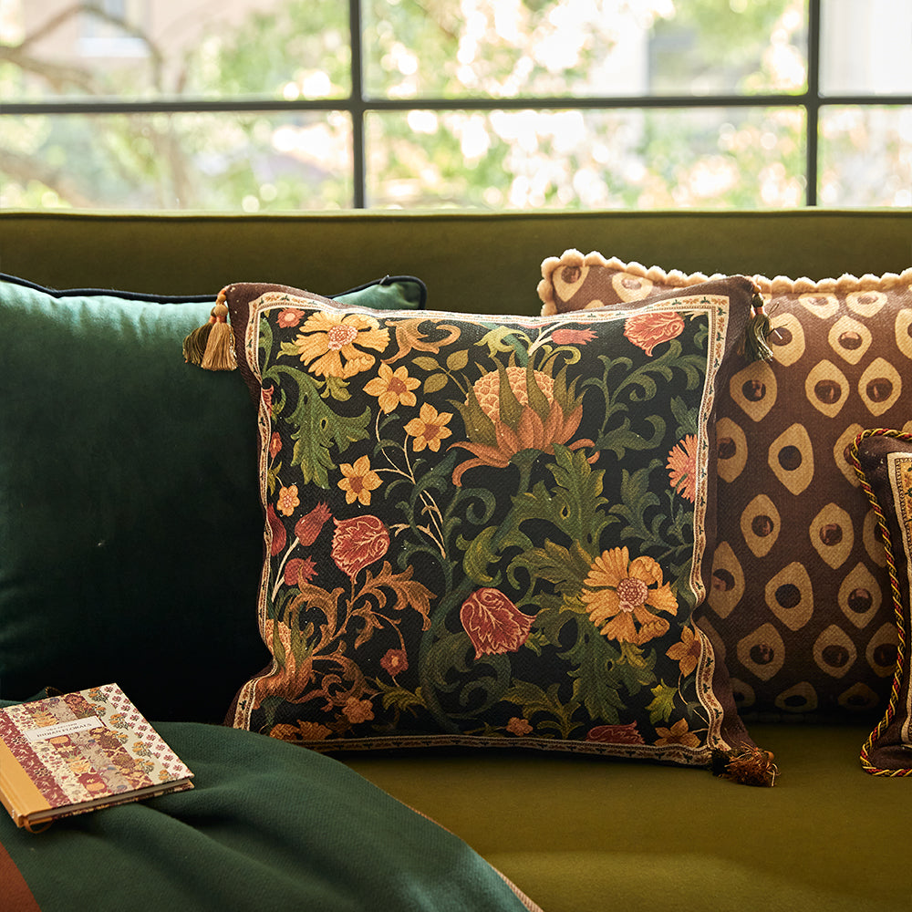 Eden Vintage William Morris Throw Pillow Cover NabisFabric