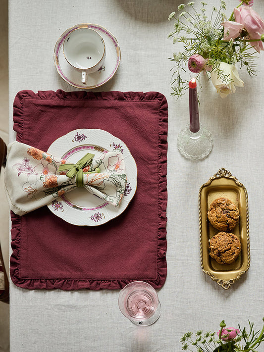Solid Burgundy Placemat