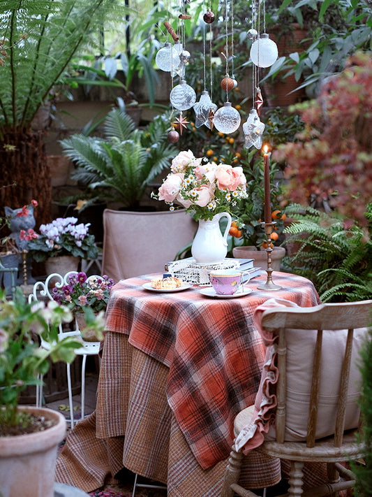 Rustic Tartan Tablecloth