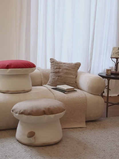 Mushroom Pouf Cover