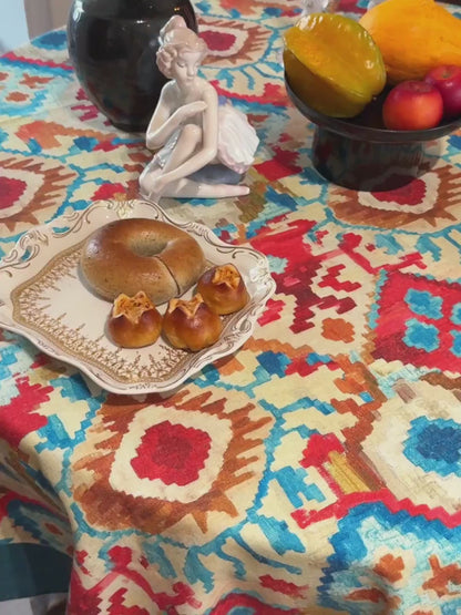 Navajo Spirit Linen Tablecloth