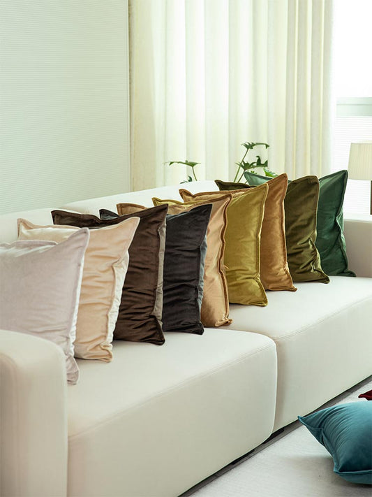 Solid Minimalist Throw Pillow Cover