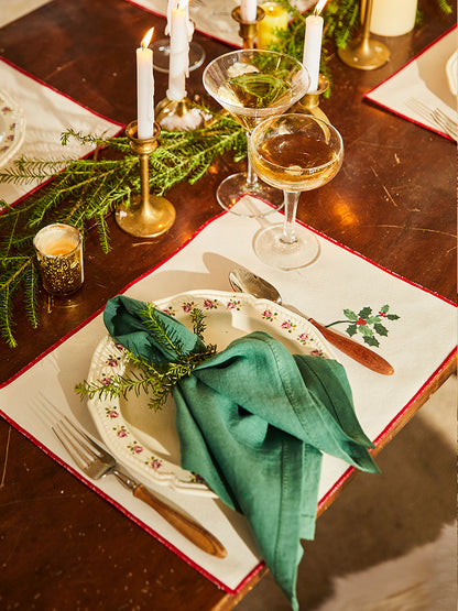 Linen Green Napkin