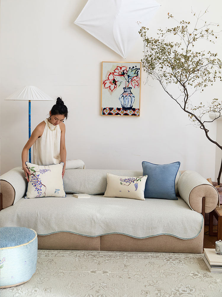 Wave Shape Sofa Cover