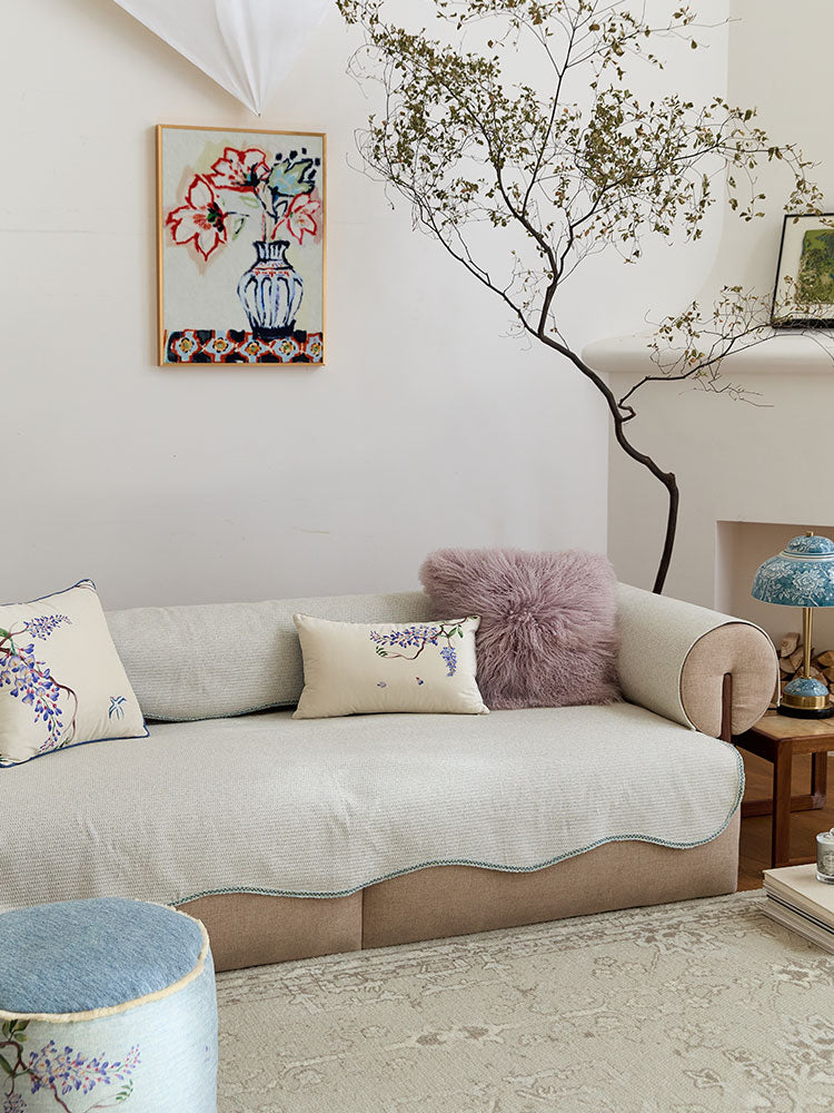 Wave Shape Sofa Cover
